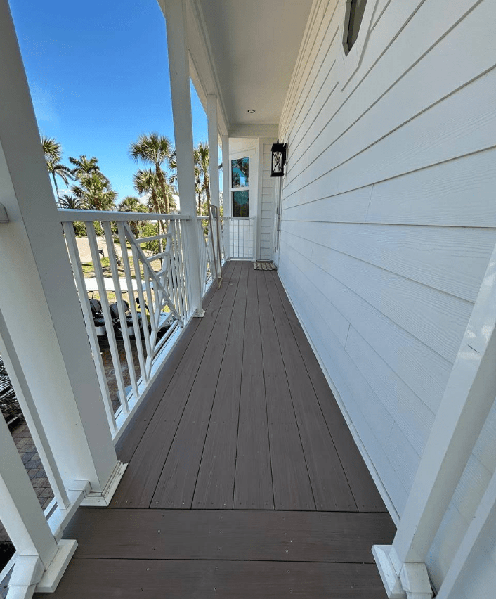 Clean and well-maintained porch area after professional home cleaning services in Naples, FL